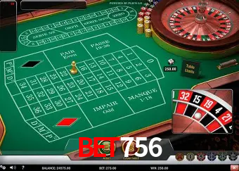 Roulette Table bet756